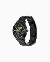 Armani Exchange -  Automatic Black Stainless Steel Watch, Man, Multicoloured, Size: TU