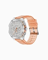 Armani Exchange -  Chronograph Orange Watch, Man, Multicoloured, Size: TU