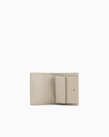 Armani Exchange - Small wallet with ASV logo, Woman, Beige, Size: TU