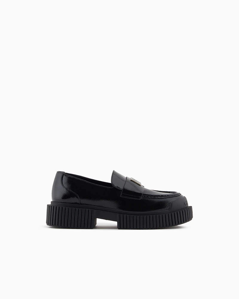 Armani Exchange - Loafers, Woman, Black, Size: