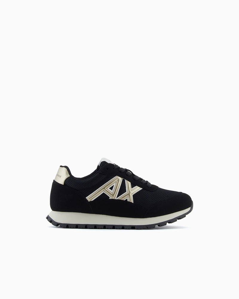 Armani Exchange - Sneakers, Woman, Black, Size: