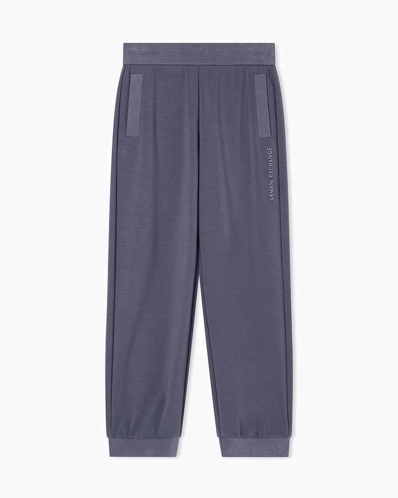 Armani Exchange - Logo Joggers, Woman, Grey, Size: