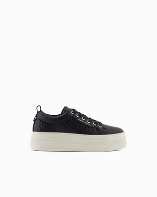 Armani Exchange - Sneakers, Woman, Black, Size: