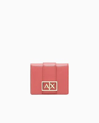 Armani Exchange - Small wallet with ASV logo, Woman, Pink, Size: TU