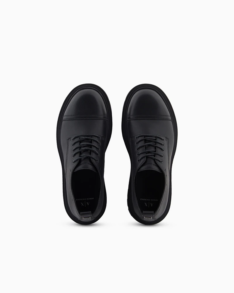 Armani Exchange - Lace-ups, Man, Black, Size:
