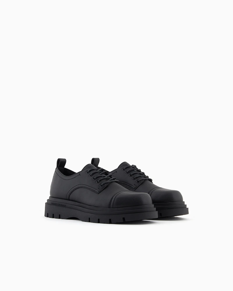 Armani Exchange - Lace-ups, Man, Black, Size: