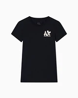 Armani Exchange - Slim Fit T-Shirts, Woman, Black, Size: