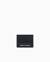 Armani Exchange - Card holder in garnet material, Man, Black, Size: TU