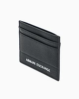 Armani Exchange - Card holder in garnet material, Man, Black, Size: TU