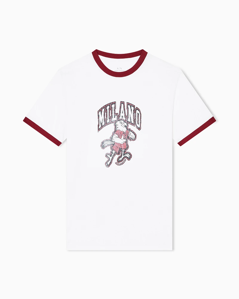 Armani Exchange - Regular Fit T-Shirts, Man, White, Size: