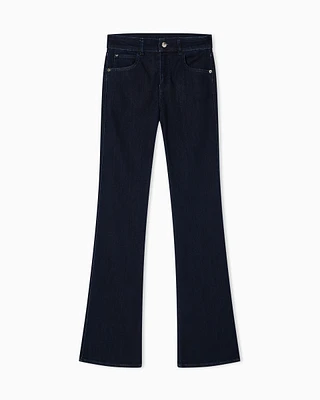 Emporio Armani - J47 slim-fit, viscose-blend denim jeans, Woman, Blue, Size: