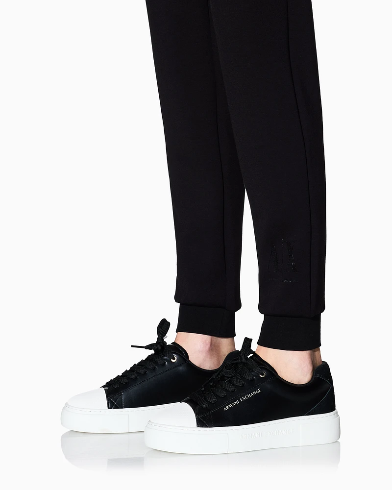 Armani Exchange - Icon Jogger Pants, Woman, Black, Size: