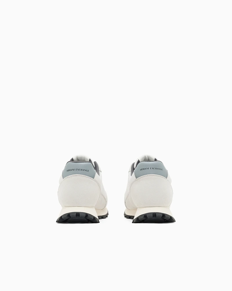 Armani Exchange - Sneakers with contrasting logo, Man, Grey, Size: