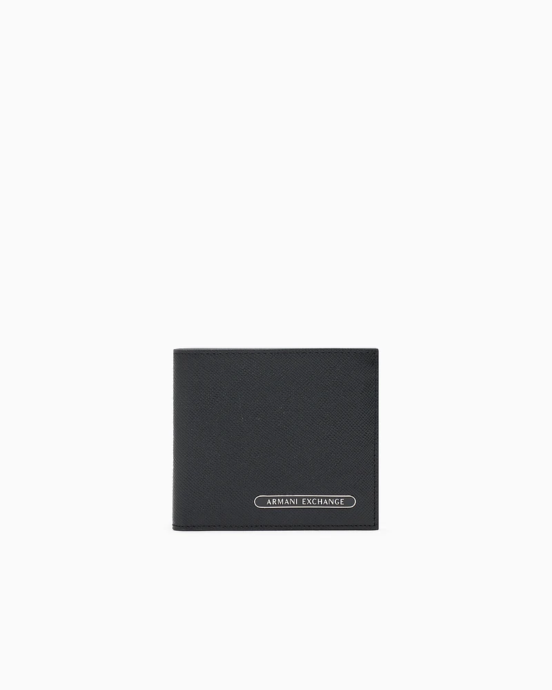Armani Exchange - Bifold card holder, Man, Black, Size: TU