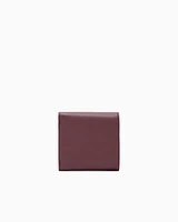 Armani Exchange - Mini wallet with shaped stitching, Woman, Burgundy, Size: TU
