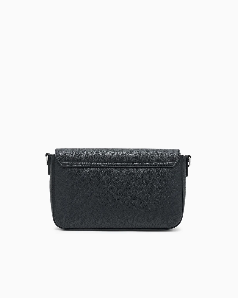 Armani Exchange - Allover logo shoulder bag, Woman, Black, Size: TU