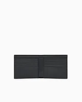 Armani Exchange - Leather Bifold Wallet, Man, Black, Size: TU