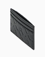Armani Exchange - ASV Card Holder with Money Clip, Man, Black, Size: TU