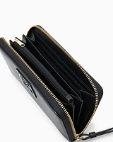 Armani Exchange -  Horizontal wallet with logo, Woman, Black, Size: TU