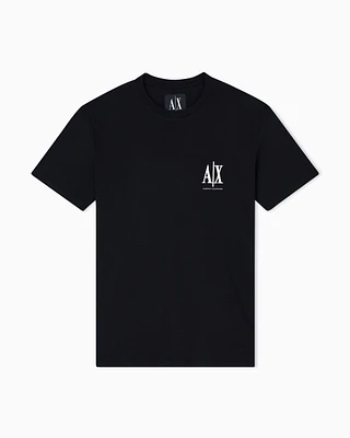 Armani Exchange - Regular fit Icon T-shirt, Man, Black, Size: