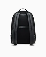 Armani Exchange - Coated fabric backpack, Man, Black, Size: TU
