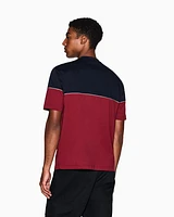 Armani Exchange - Regular fit two-tone T-shirt, Man, Blue, Size: M