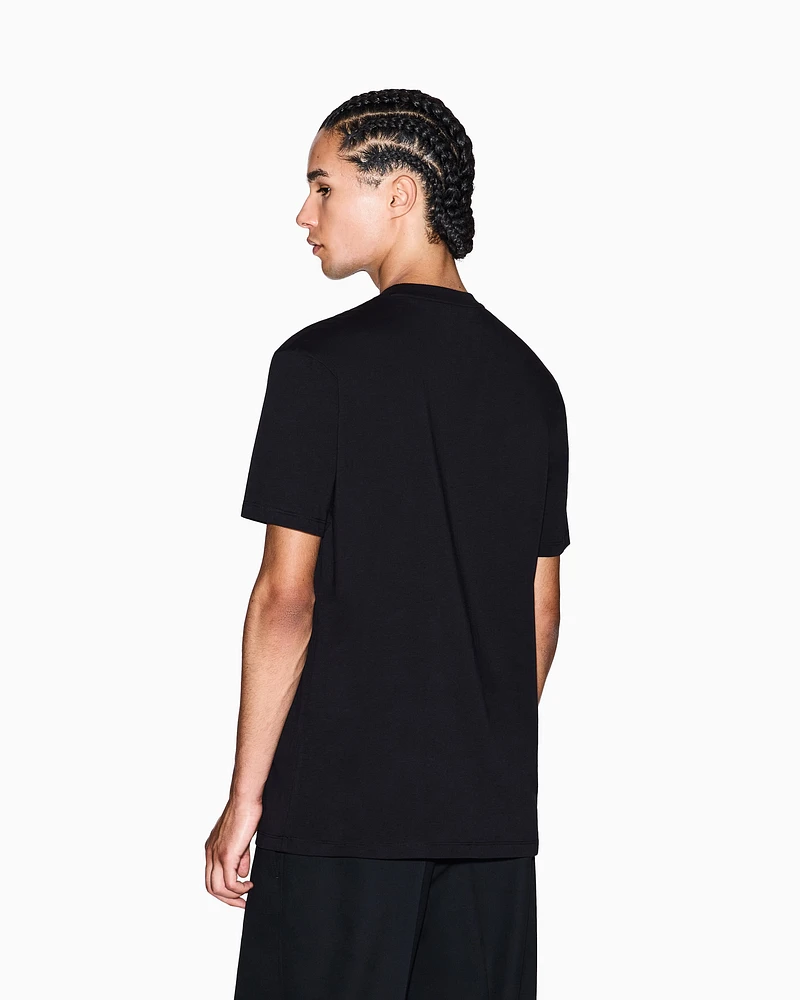 Armani Exchange - Regular Fit T-Shirts, Man, Black, Size: M