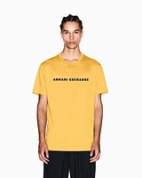Armani Exchange - Regular Fit T-Shirts, Man, Yellow, Size: