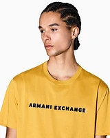 Armani Exchange - Regular Fit T-Shirts, Man, Yellow, Size: