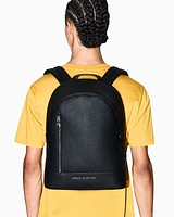 Armani Exchange - Coated fabric backpack, Man, Black, Size: TU