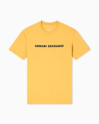 Armani Exchange - Regular Fit T-Shirts, Man, Yellow, Size: