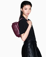 Armani Exchange - Large shoulder bag with side pockets, Woman, Burgundy, Size: TU
