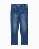 Armani Exchange - Straight Jeans, Man, Blue, Size:
