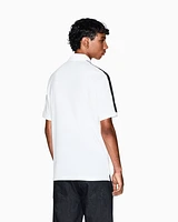 Armani Exchange - Regular fit polo with contrasting tape, Man, White, Size: