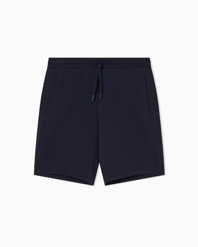 Armani Exchange - Bermuda Shorts, Man, Navy_blue, Size: