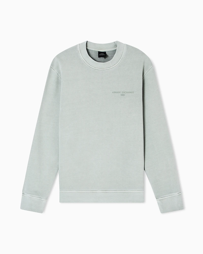 Armani Exchange - Sweatshirts without Hood, Man, Green, Size: