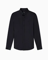 Armani Exchange - Slim fit cotton shirt, Man, Black, Size: