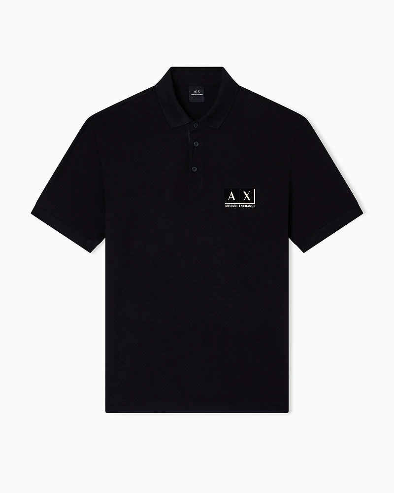 Armani Exchange - Polo Shirts, Man, Black, Size:
