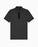 Armani Exchange - Slim fit polo with button insert, Man, Green, Size: