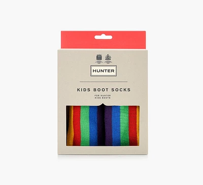 RAINBOW STRIPE BOOT SOCK