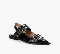 FEMININE BUCKLE BALLERINA