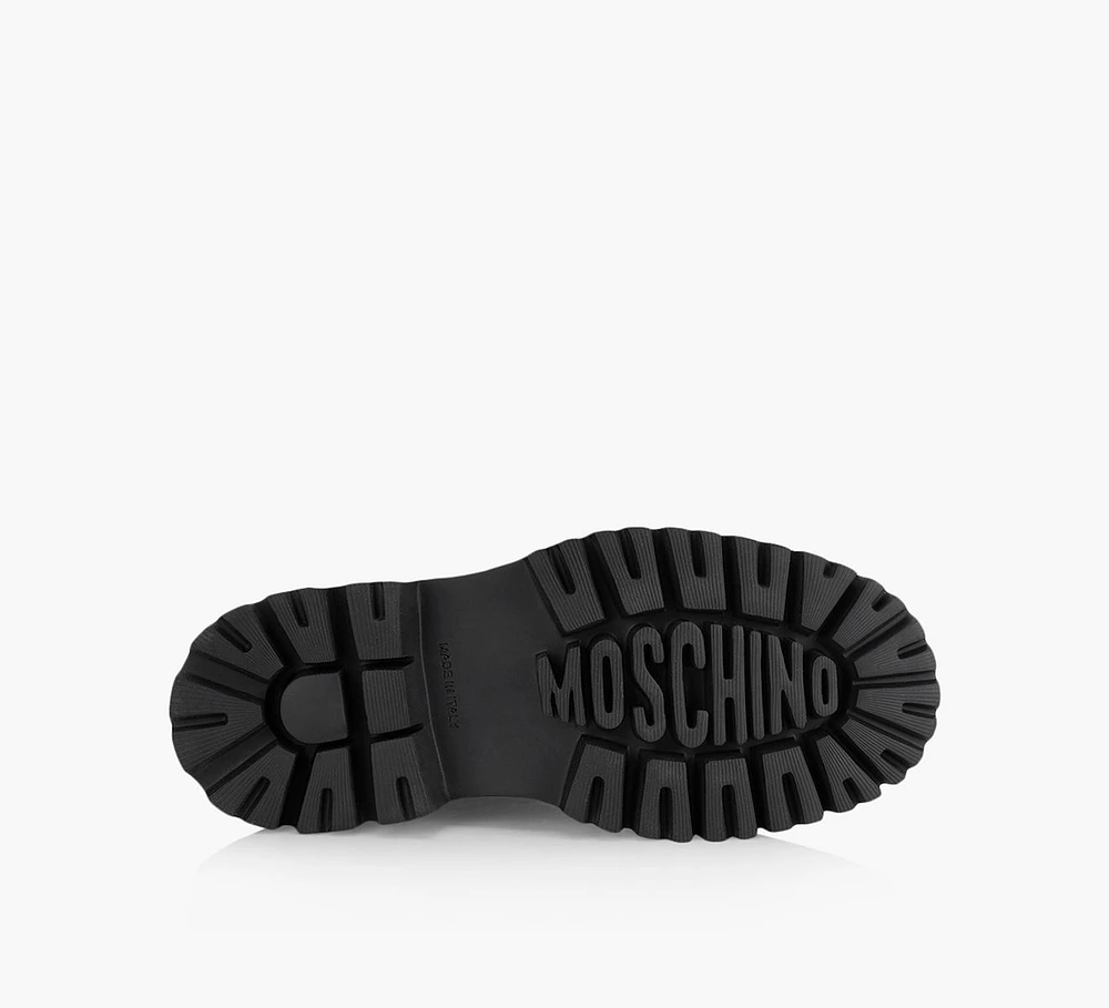 KNEE HIGH SEQUIN LOGO BOOT