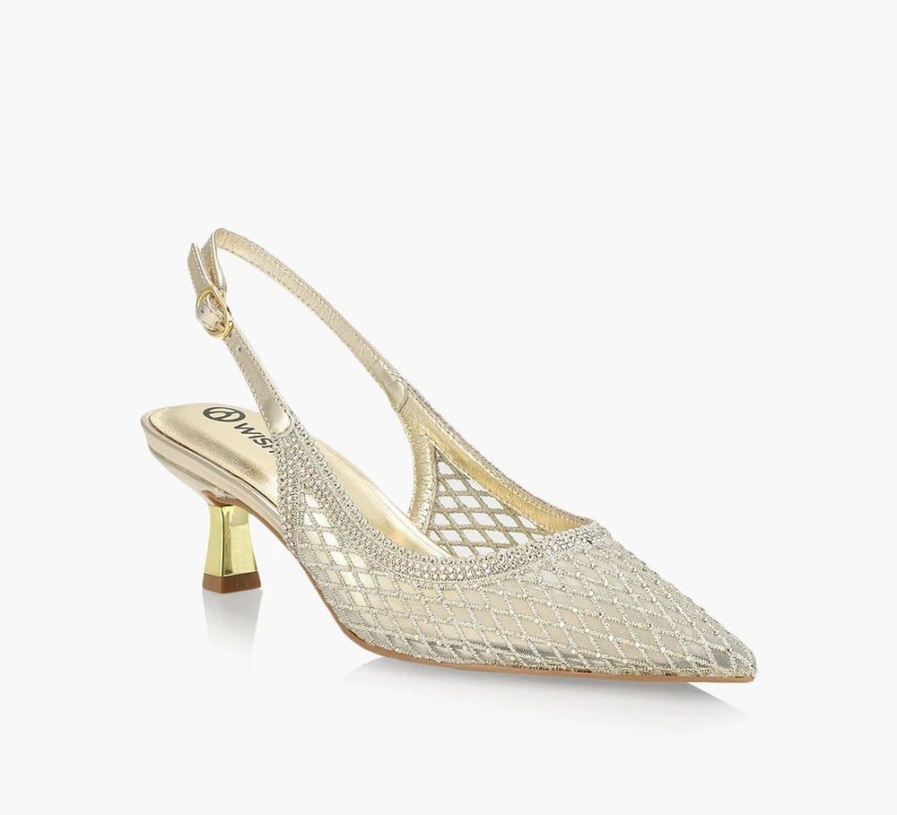 ODETTE MESH HEEL