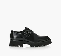 LEATHER LOAFER WITH BUCKLE