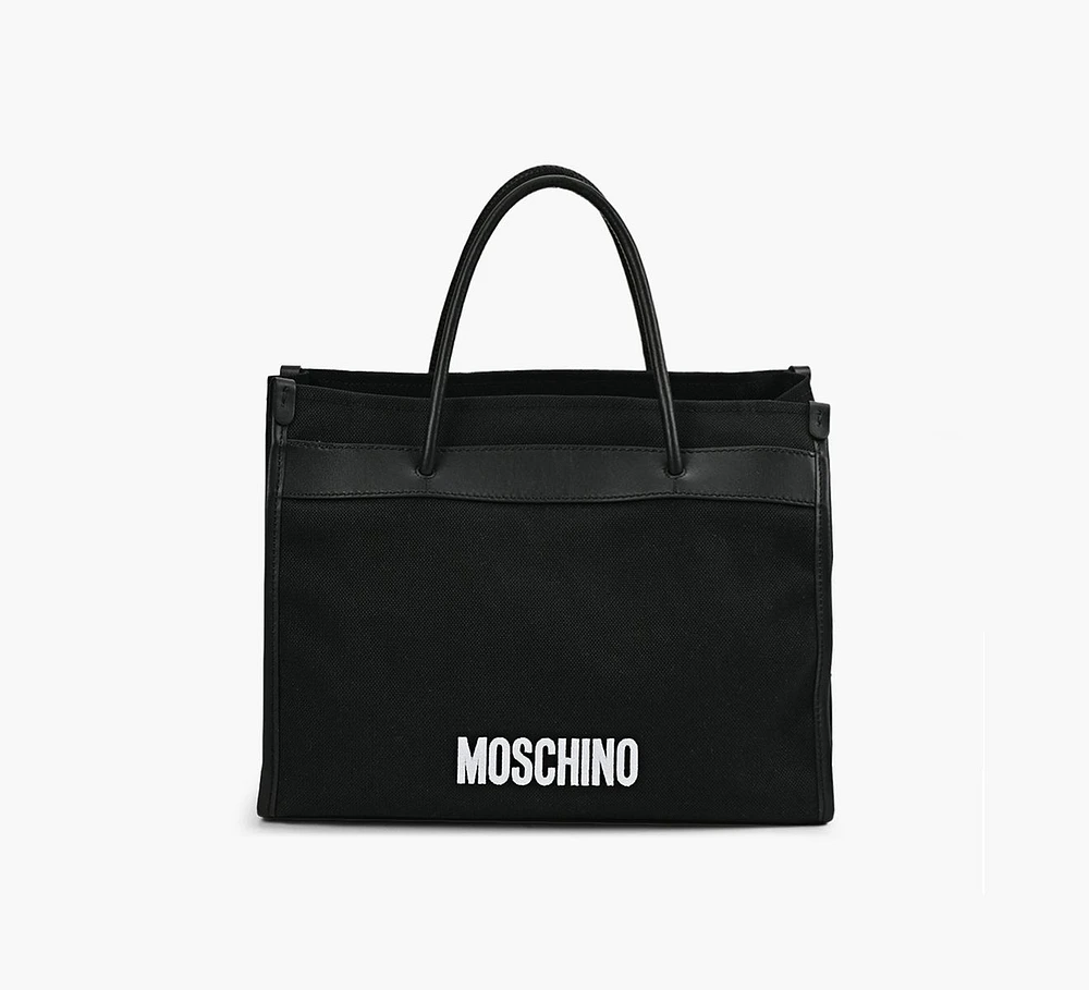 SLOGAN PRINTED TOTE BAG