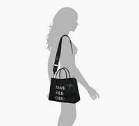 SLOGAN PRINTED TOTE BAG