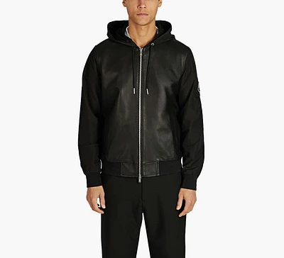 RUFUS LEATHER MIX JACKET