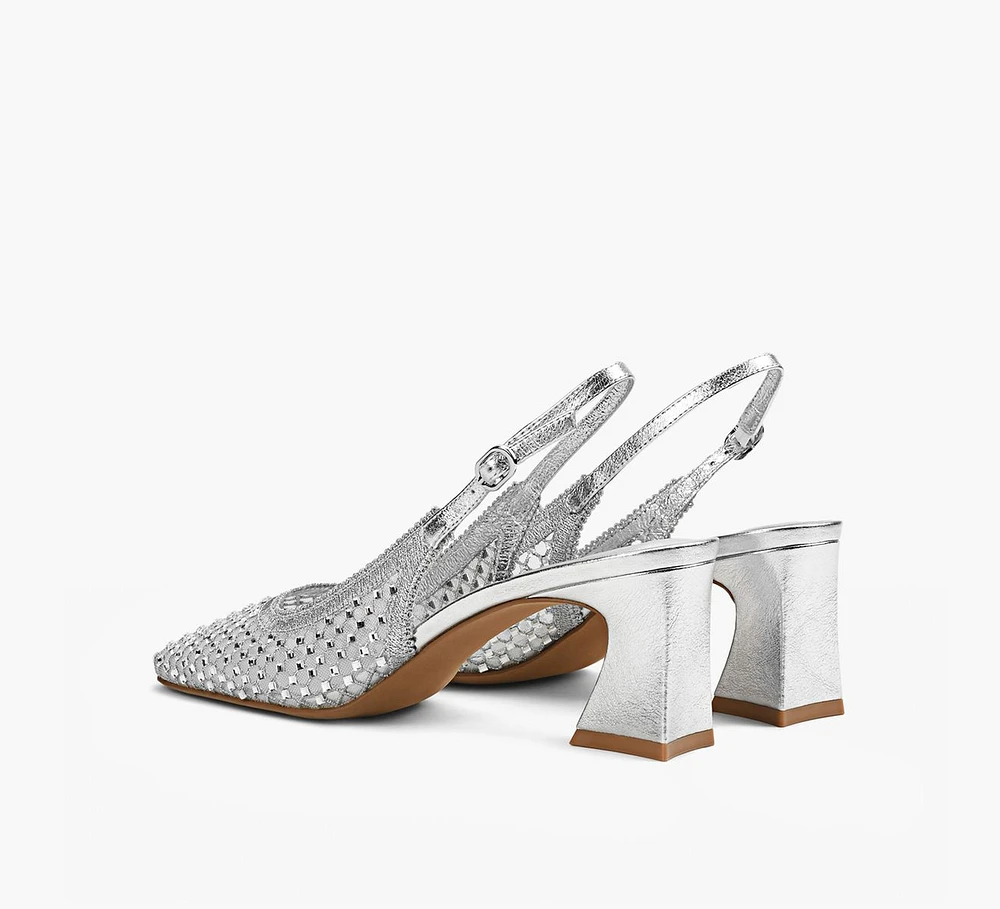 DEMI MESH SLINGBACK