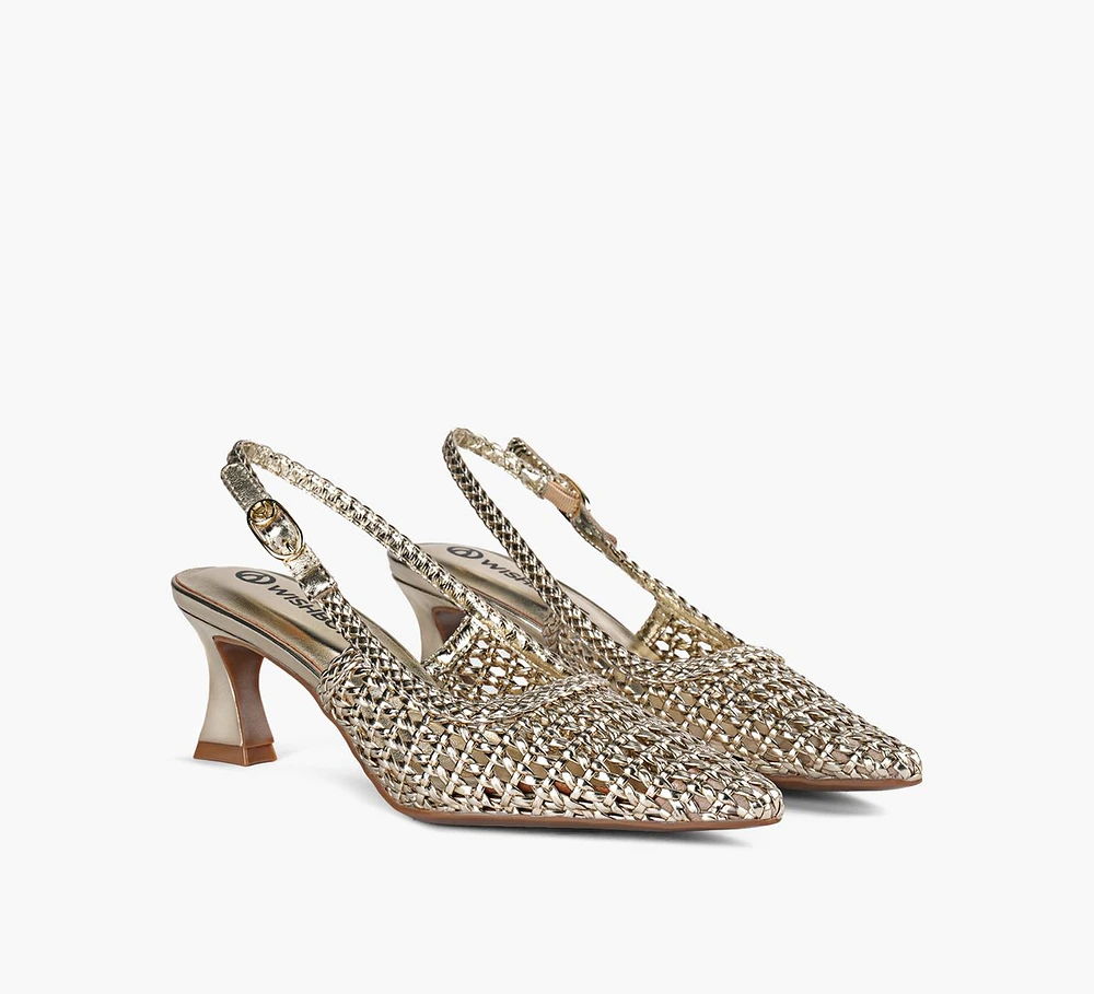 TALIA WOVEN SLINGBACK