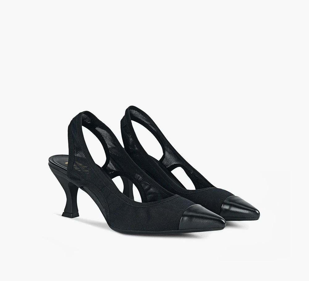 CHALK SLINGBACK HEEL